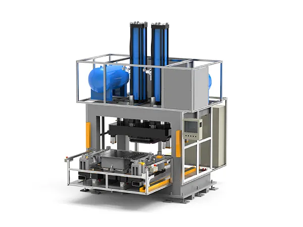Equipo de clinchado automatizado para estufa integrada