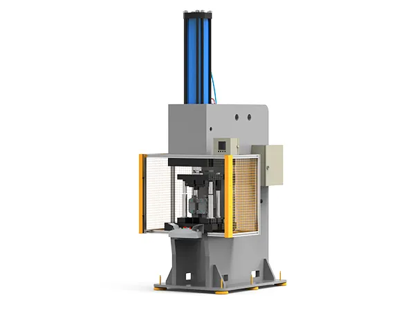 Equipo de clinchado automatizado para módulo de airbag