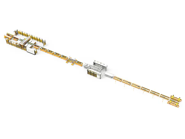 Línea de montaje de cerrojos inteligentes para plataformas de ascensores
