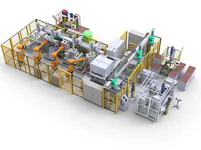 Máquina remachadora de tanques para lavavajillas