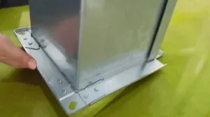 Banco para clinchado (clinchado de esquinas de amortiguadores de HVAC)