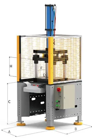 Prensa de marco en C, 78 - 990 KN