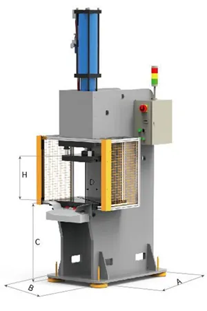 Prensa de marco en C, 78 - 990 KN