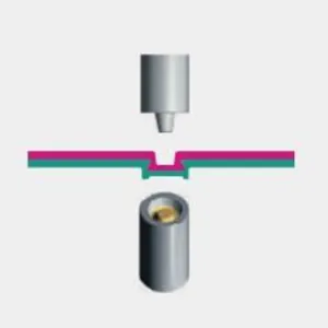 Clinchado de micropunta