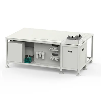 Banco para clinchado (clinchado de esquinas de amortiguadores de HVAC) 